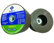 Granit 4X2X5 / 8-11,120 Grit için 5 / 8-11 İplikli 4 İnç Aşındırıcı Yeşil Silisyum Karbür Taşlama Taşı