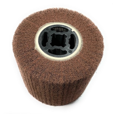 Non-Woven Flap Wheel, Ovma Pad Tel Çekme Parlatma Parlatma Disk Diski, Tel Çekme Parlatma Parlatma Diski