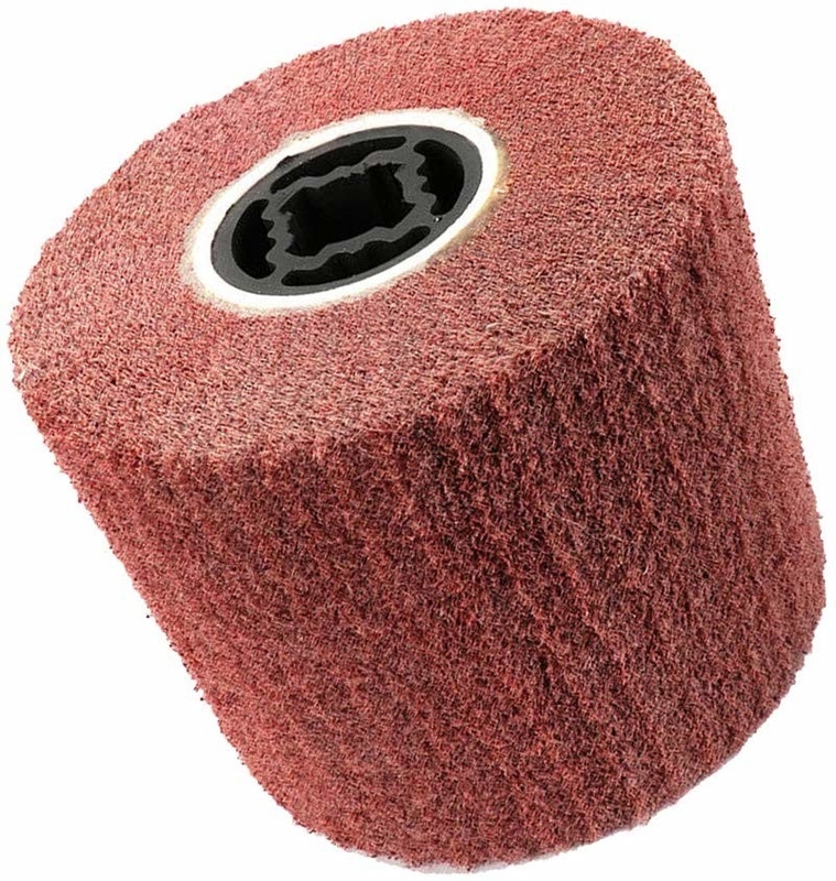 Non-Woven Flap Wheel, Ovma Pad Tel Çekme Parlatma Parlatma Diski, Tel Çekme Parlatma Parlatma Pervanesi